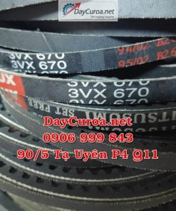 Dây curoa Mitsusumi Sanlux 3VX670