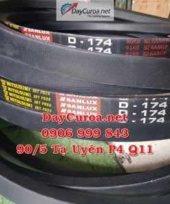 Dây curoa Mitsusumi Sanlux D174
