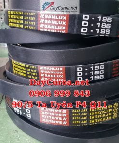 Dây curoa Mitsusumi Sanlux D196